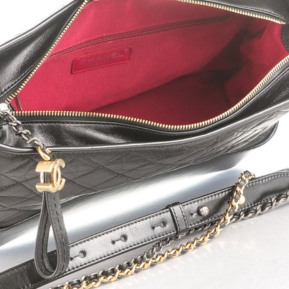 Chanel Calfskin Quilted Medium Gabrielle Hobo Black 5 of 7