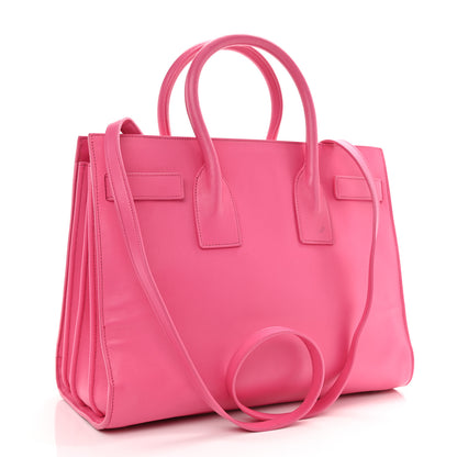 Saint Laurent Calfskin Small Sac De Jour Bubblegum 3 of 11