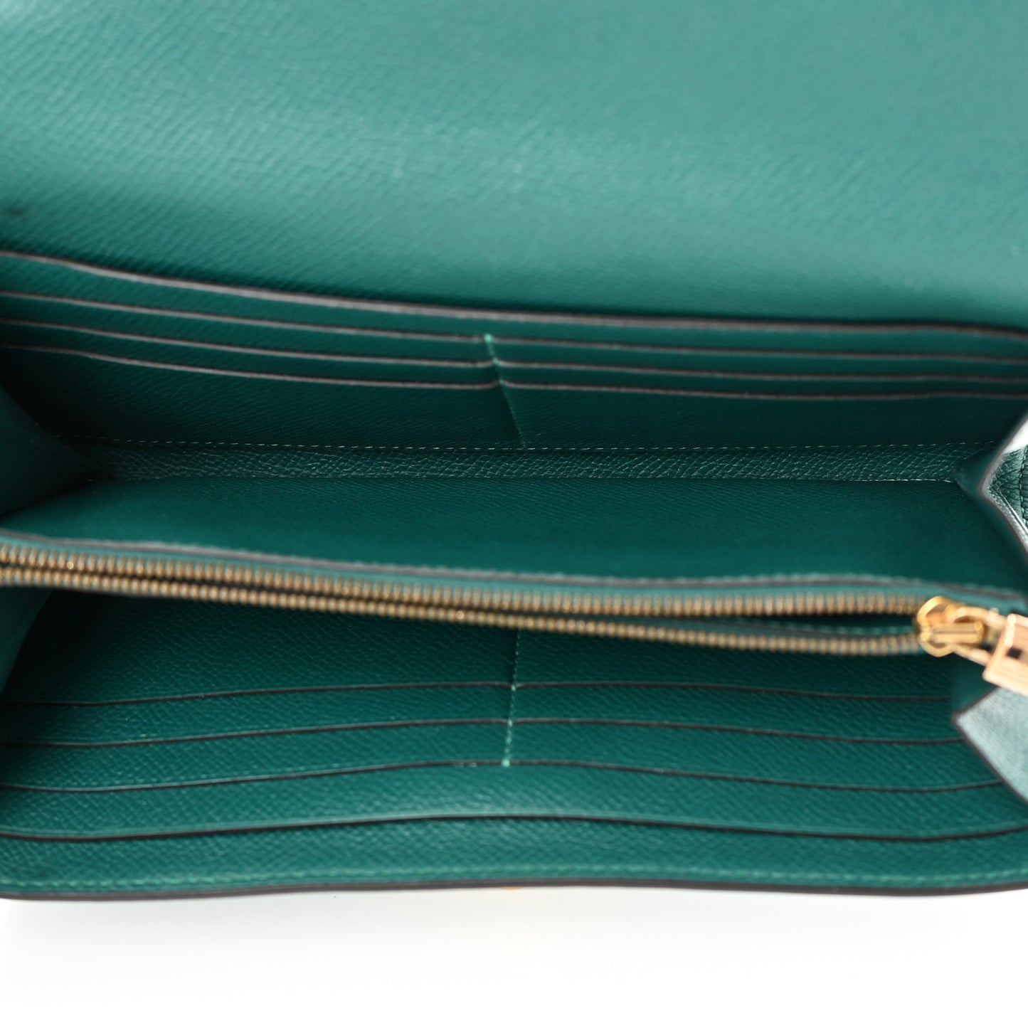 Epsom Kelly Longue Wallet Malachite