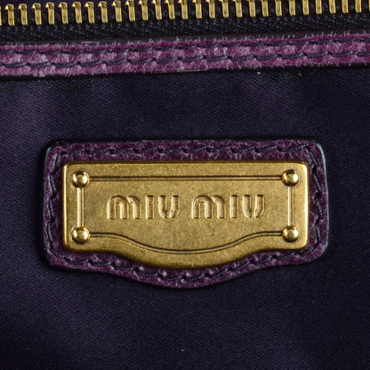 Miu Miu Vitello Lux Mini Charm Tote Ribes 6 of 7