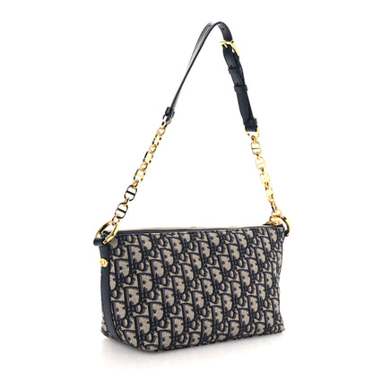 Christian Dior Oblique DiorStar Hobo Bag Blue 3 of 10