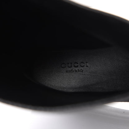 Gucci Calfskin Microguccissima Boots 39.5 Black 8 of 9