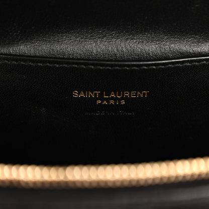 Saint Laurent Lambskin Quilted Mini Gaby Vanity Case Black 6 of 12