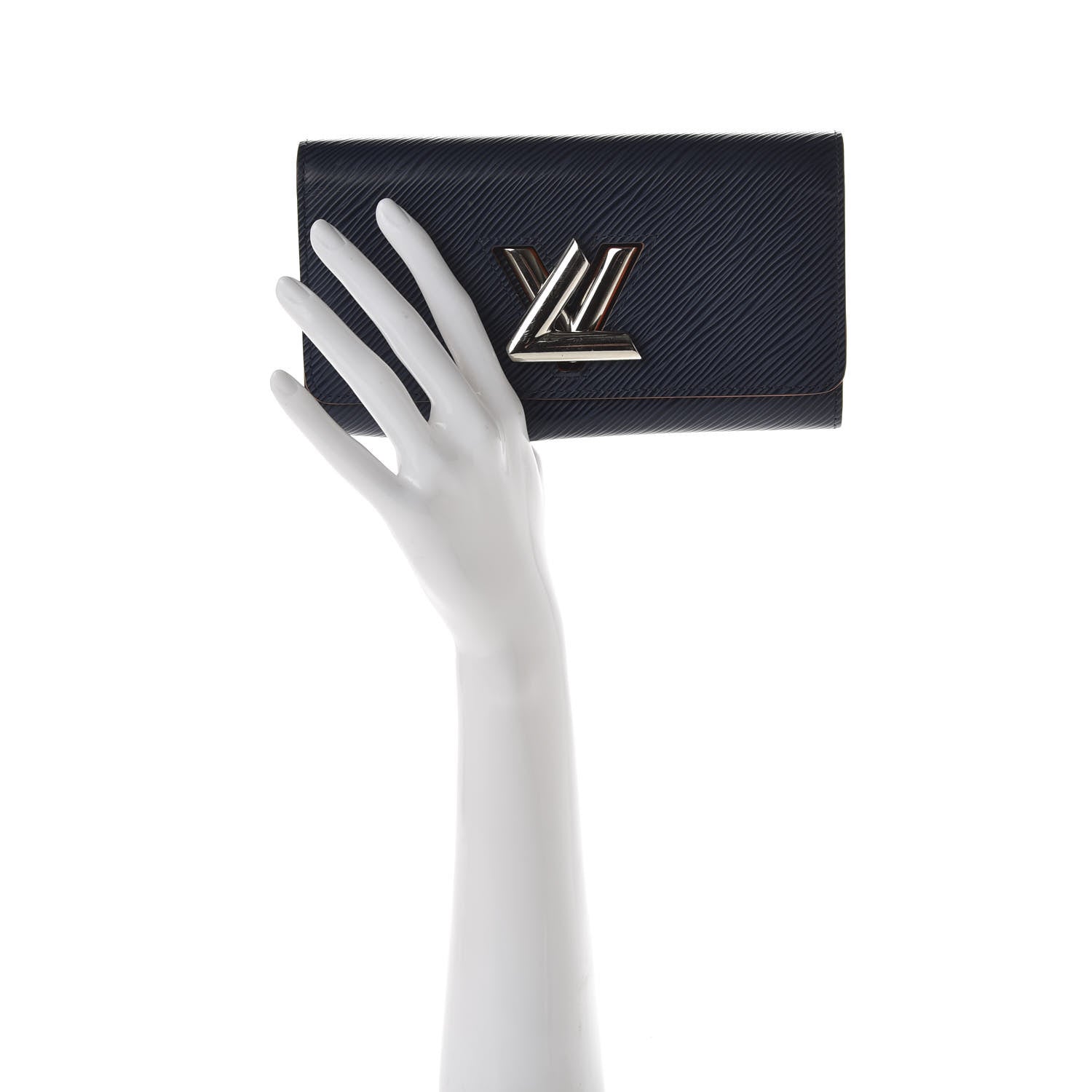 Louis Vuitton Epi Twist Wallet Indigo Piment 2 of 9