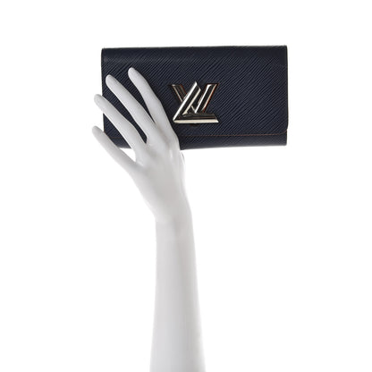 Louis Vuitton Epi Twist Wallet Indigo Piment 2 of 9
