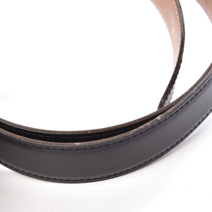 Hermes Box Chamonix 32mm H Belt Strap 70 Black Gold 7 of 7