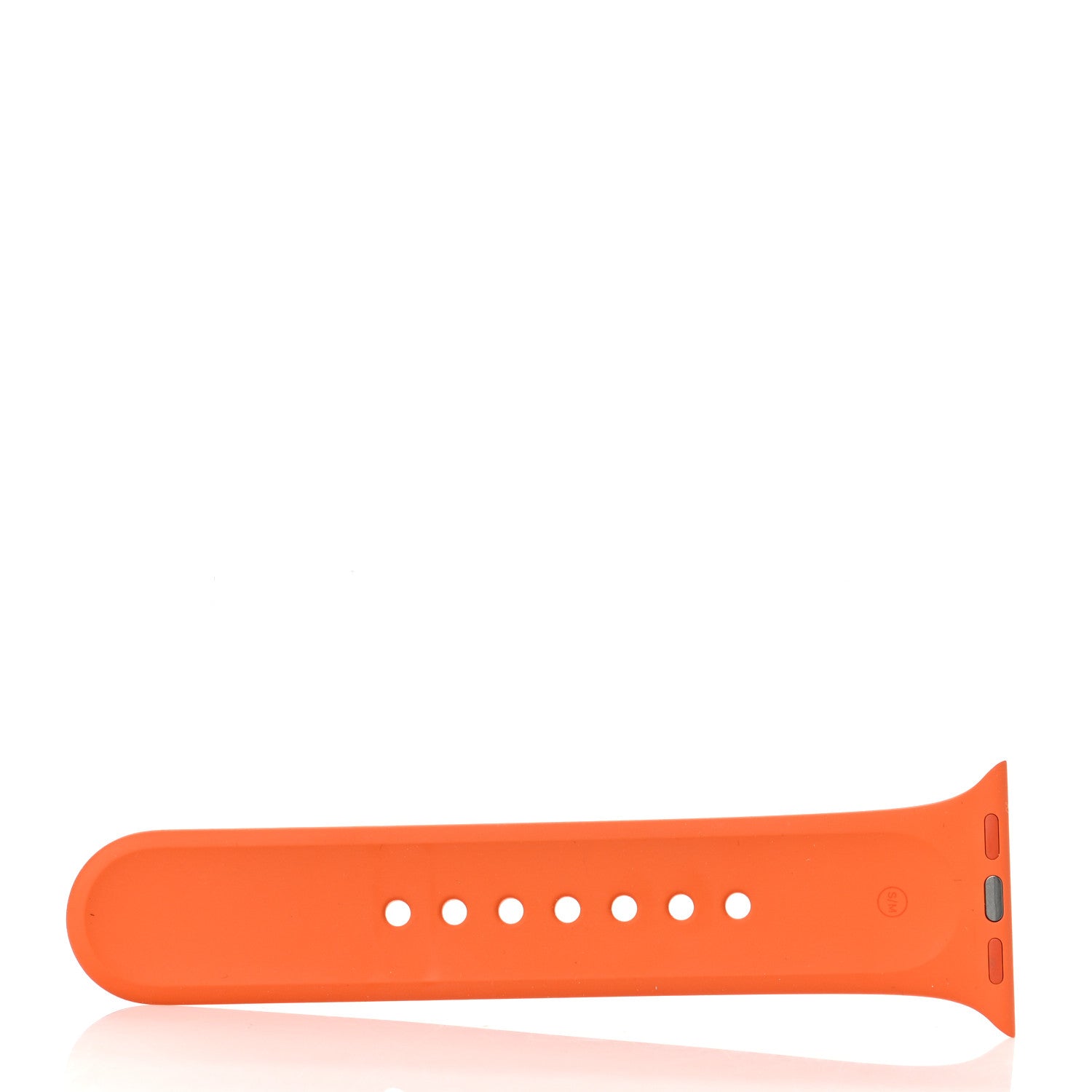 Hermes Silicone 40mm Apple Sports Watch Single Tour Band Orange 4 of 5