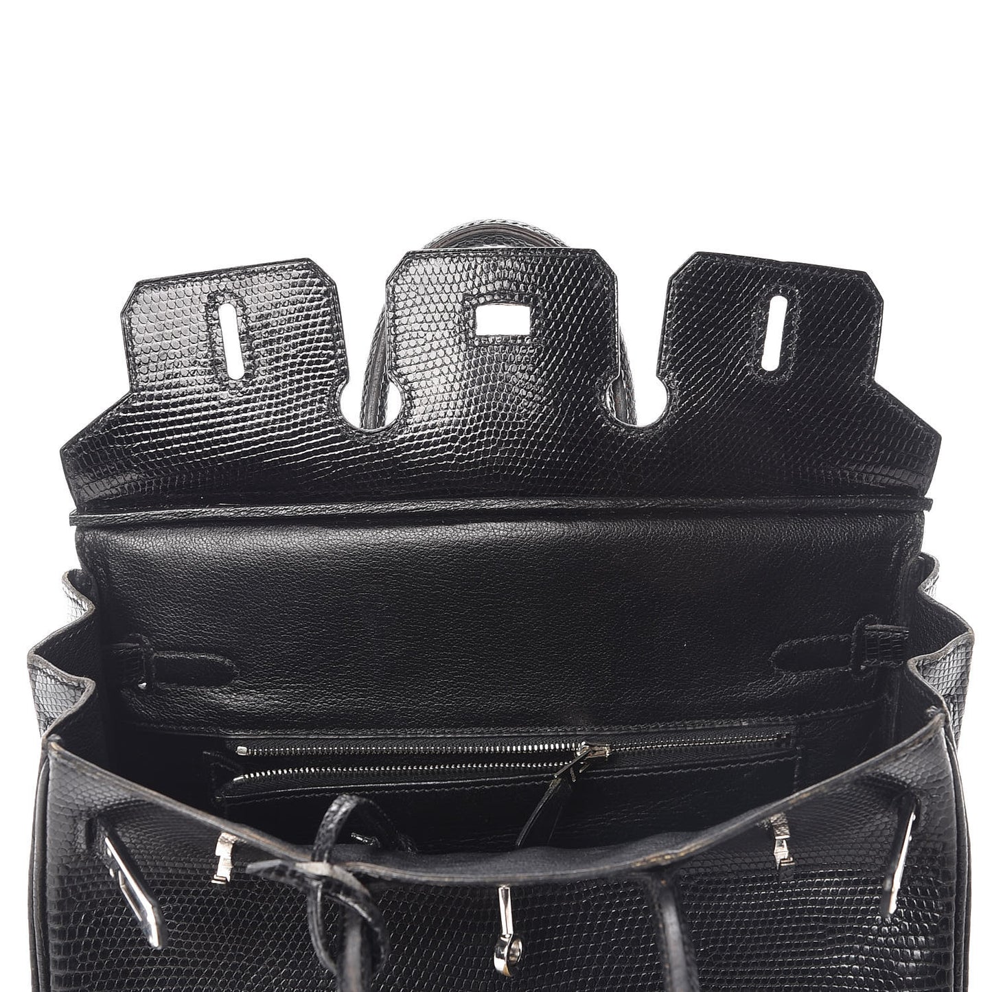 Lizard Birkin 25 Black