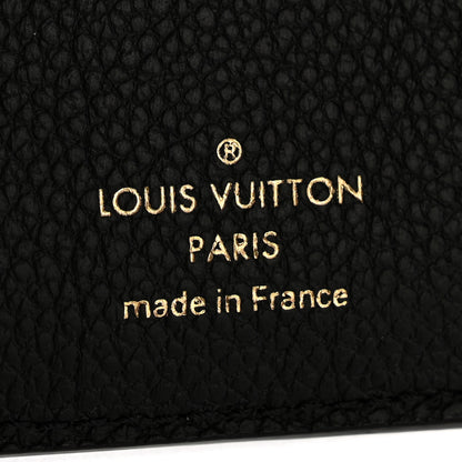 Louis Vuitton Empreinte Monogram Giant Victorine Wallet Black Beige 6 of 11