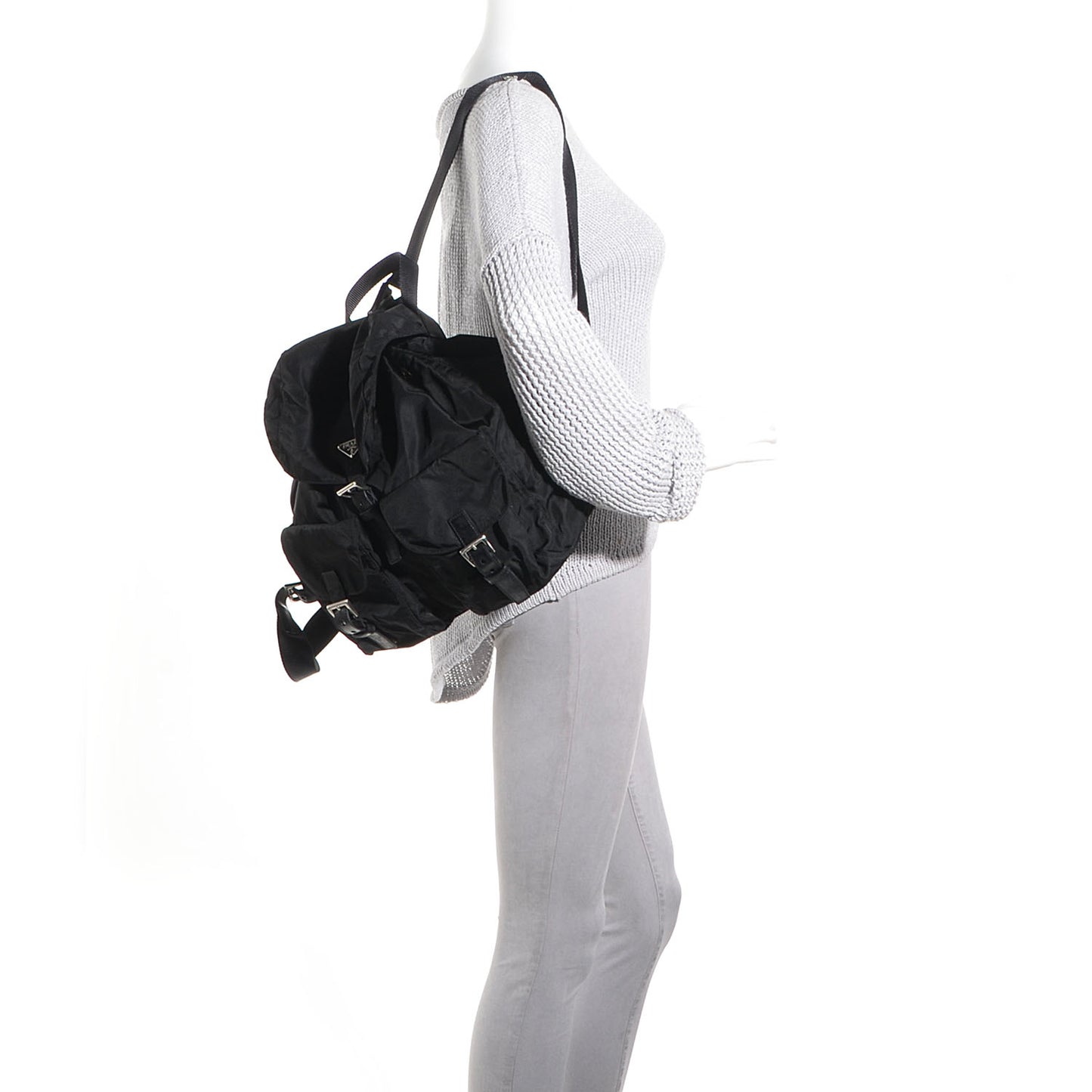 Nylon Vela Sport Backpack Black