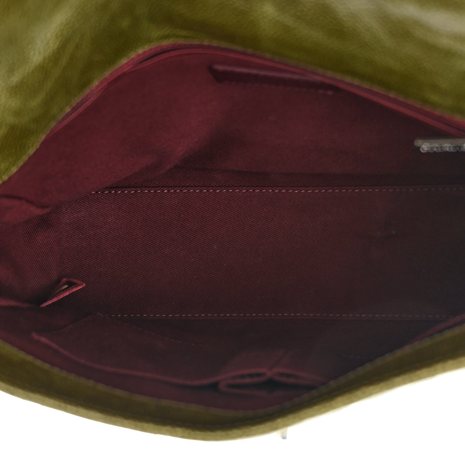 Chanel Crumpled Grained Calfskin Jumbo CC Crave Flap Green 5 of 16