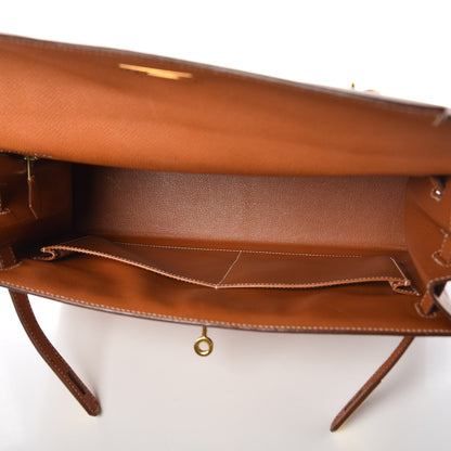 Hermes Epsom Kelly Sellier 32 Gold 9 of 30