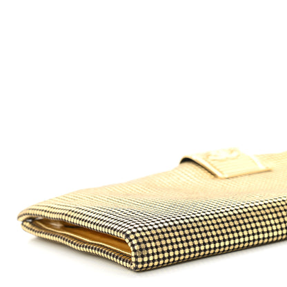 Chanel Metallic Lambskin Perforated CC Clutch Gold 8 of 9