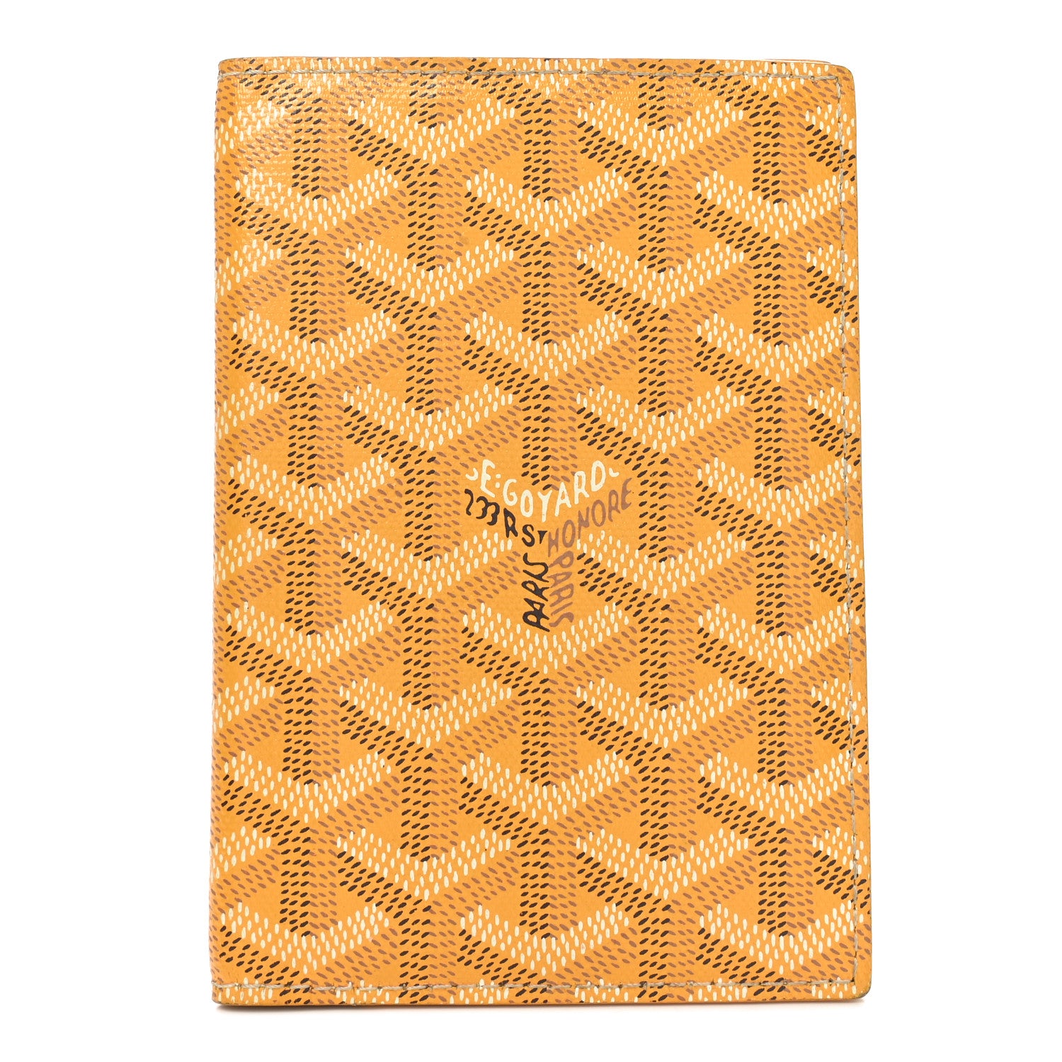 Goyard Goyardine Passport Wallet Yellow 1 of 6