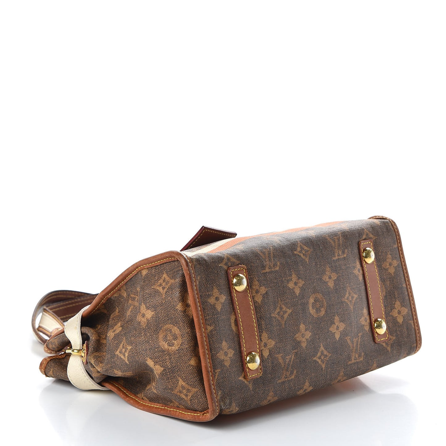 Monogram Rayures Tisse Sac PM