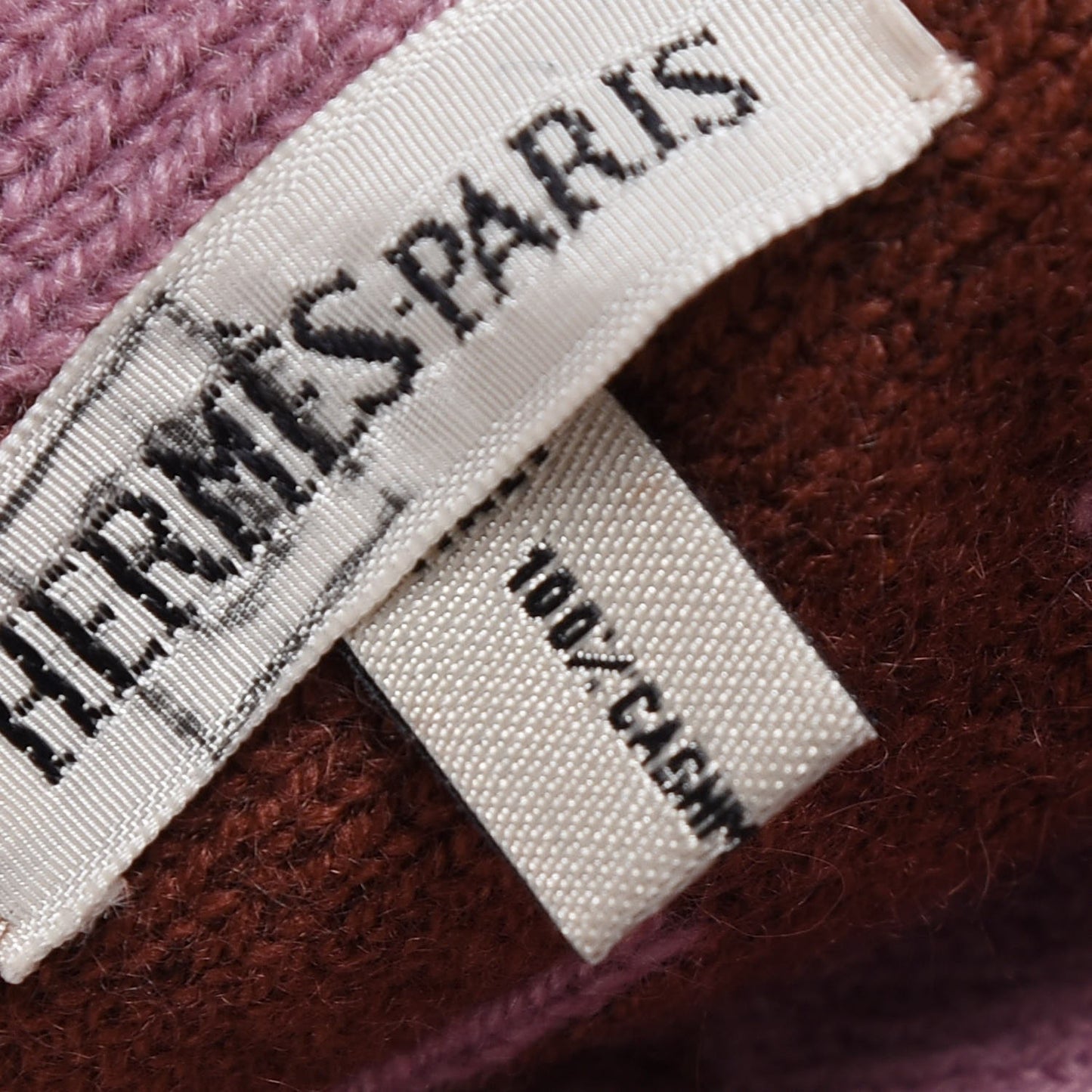 Cashmere Knit Logo Scarf