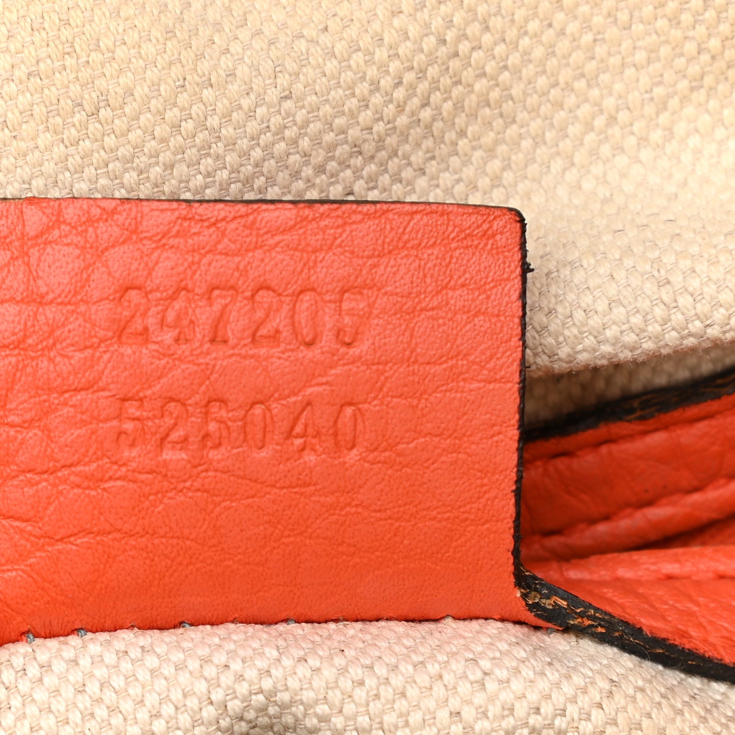 Monogram Vintage Web Medium Boston Orange