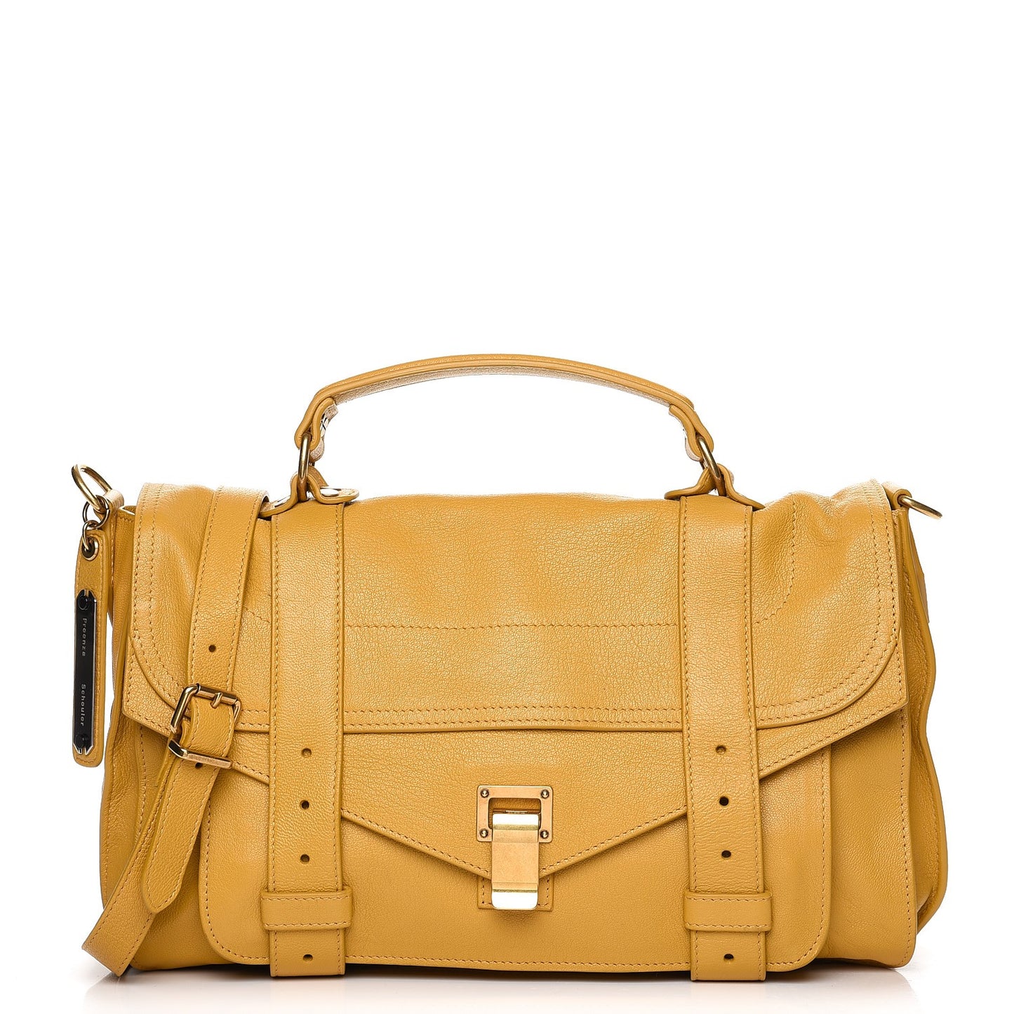 Lambskin Medium PS1 Satchel Mustard