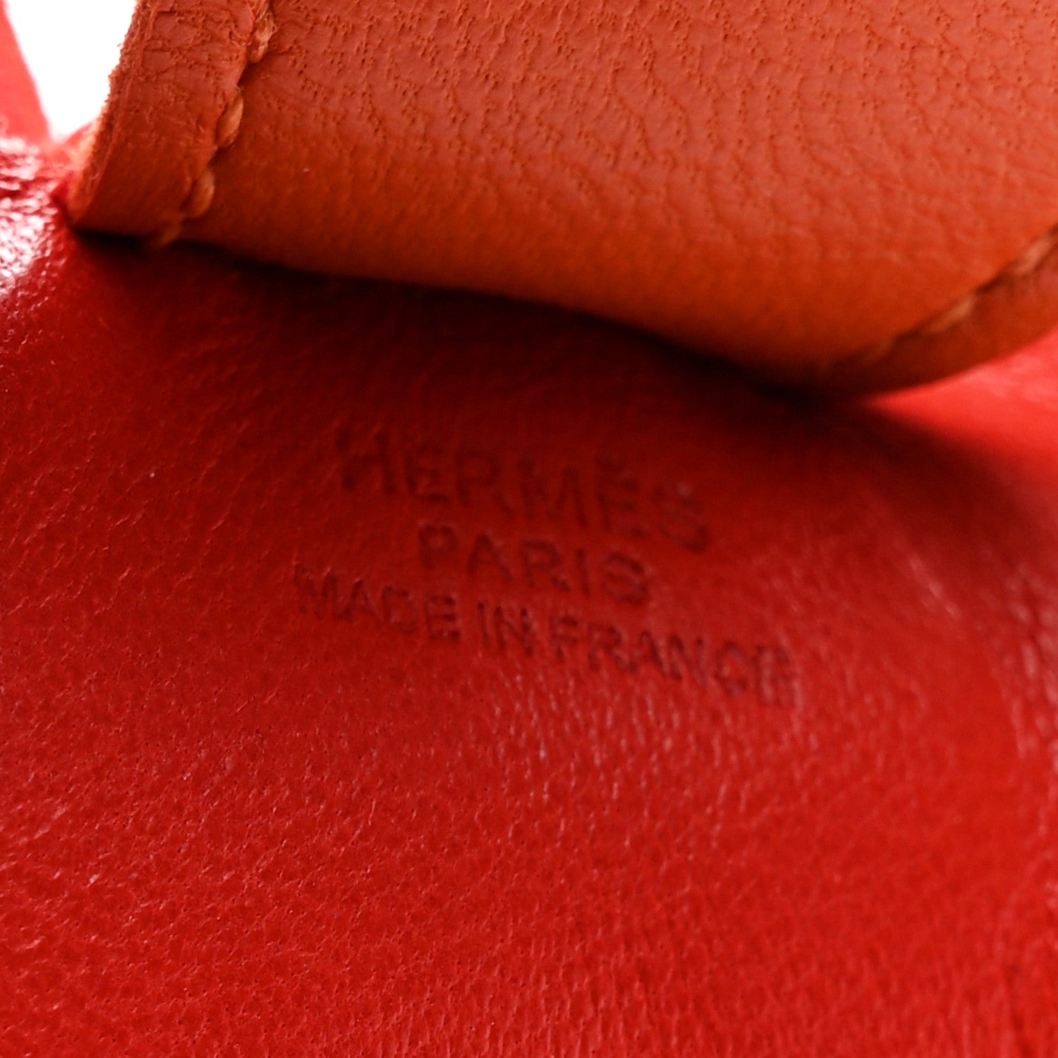 Hermes Milo Lambskin Grigri Rodeo Horse Bag Charm PM Rouge Rose Indien Jaipur Feu 3 of 3