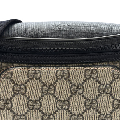 Gucci GG Supreme Monogram Belt Bag Black 8 of 10