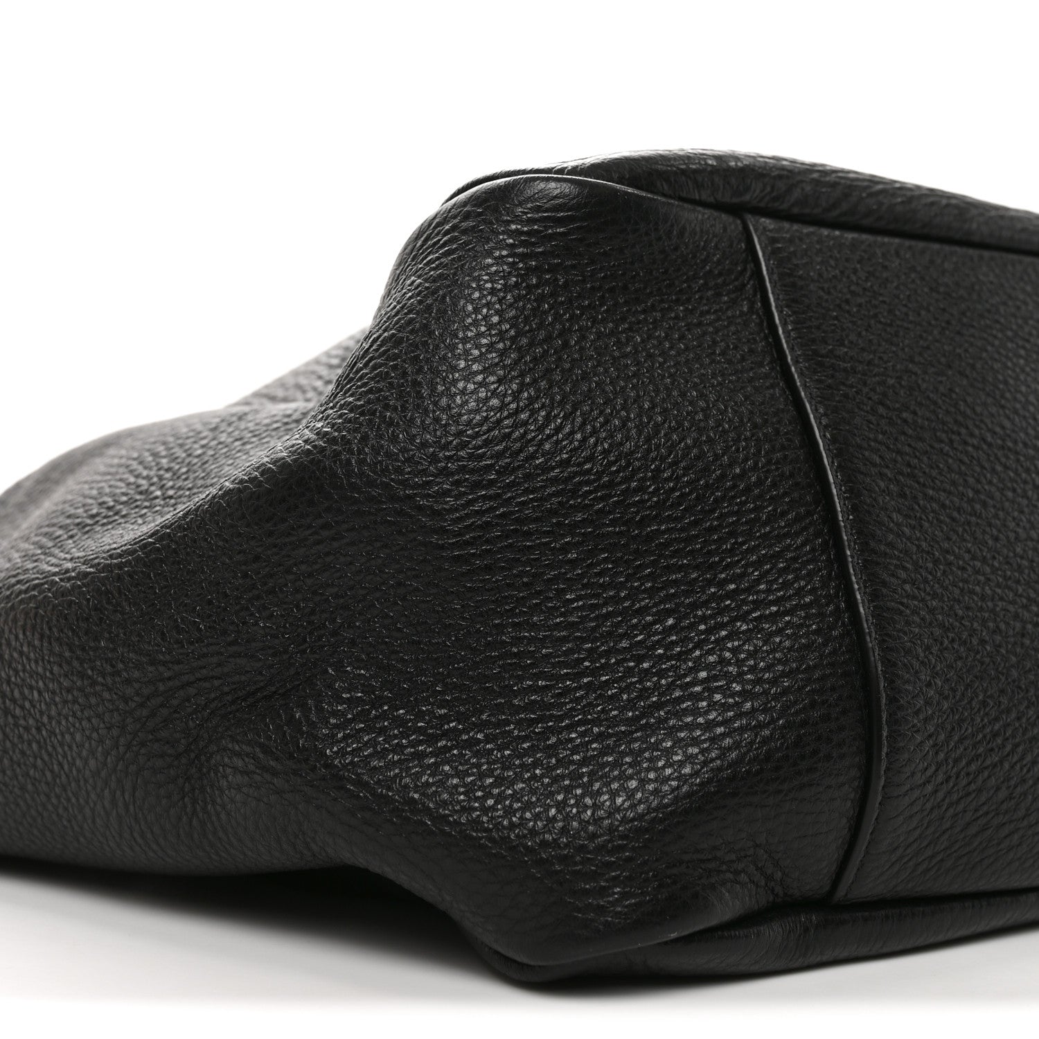 Saint Laurent Grained Deerskin Bea Tote Black 7 of 8