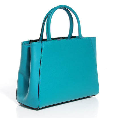 Fendi Vitello Elite Flamingo Petite 2Jours Tote Lago 3 of 9