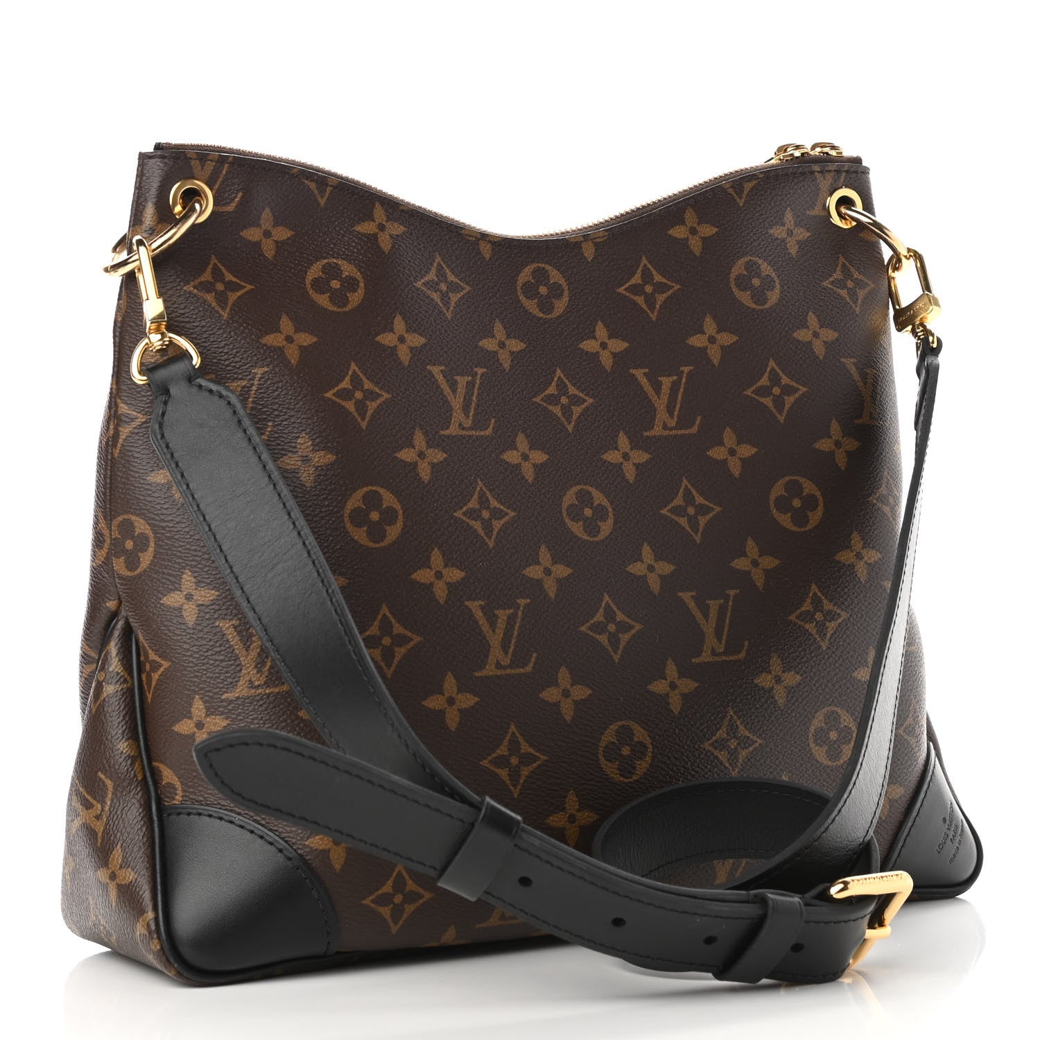Louis Vuitton Monogram Odeon MM Black 4 of 17