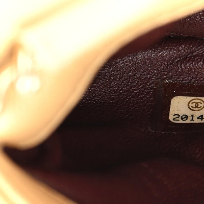 Chanel Lambskin Pearls Flap Gold 7 of 19