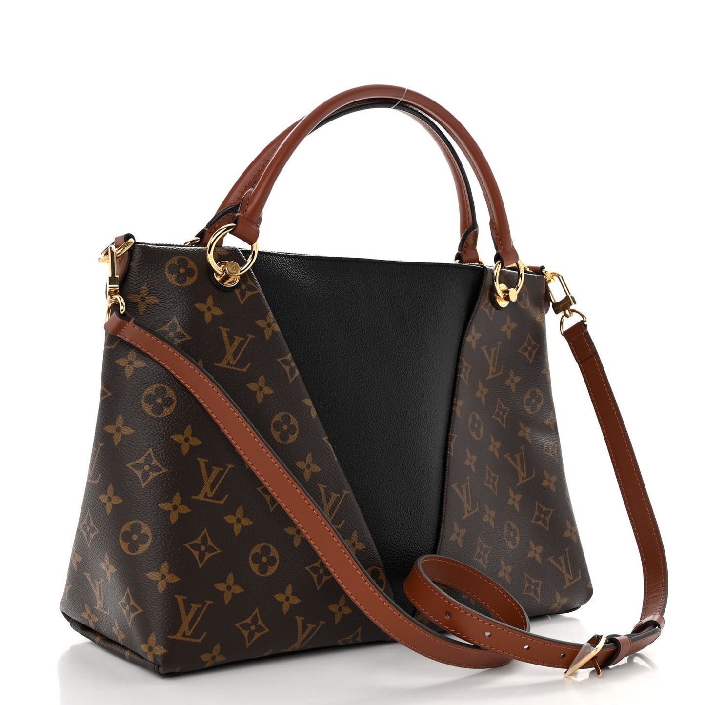 Monogram V Tote MM Black