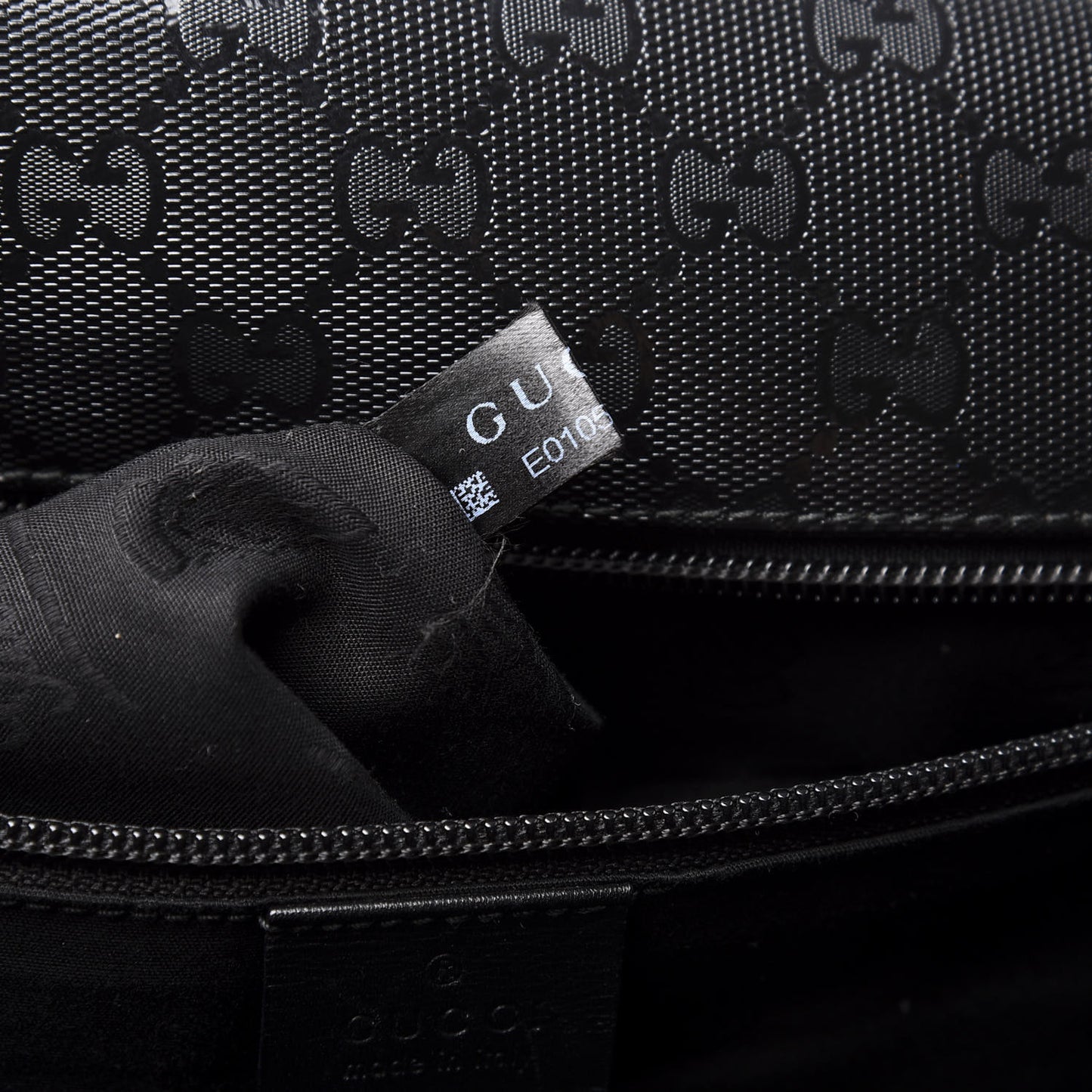 Imprime Monogram Medium Web 500 by Gucci Double Buckle Flap Messenger Bag Black