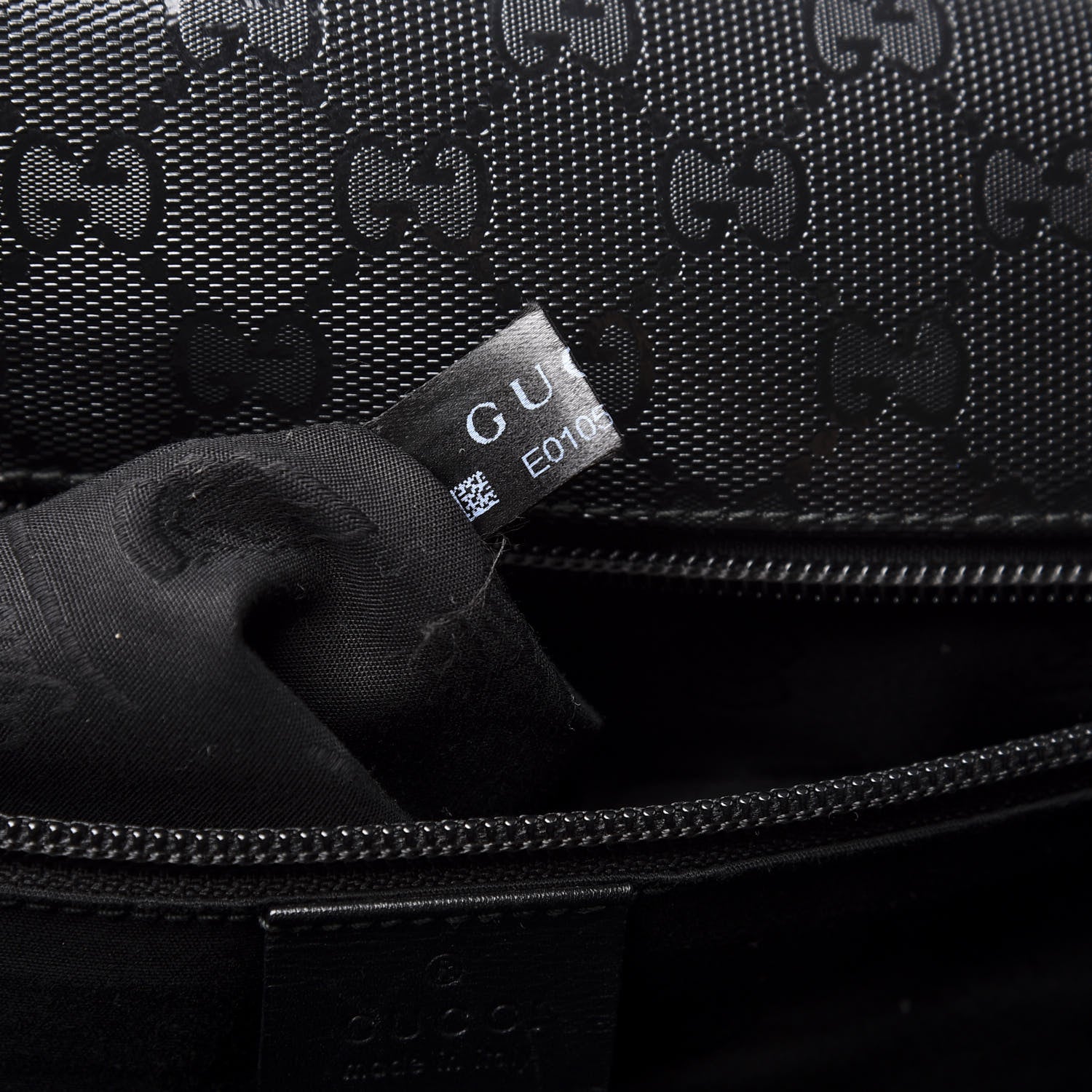 Gucci Imprime Monogram Medium Web 500 by Gucci Double Buckle Flap Messenger Bag Black 7 of 14
