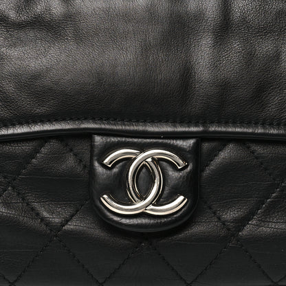 Chanel Calfskin Quilted Bowling Bag Black 8 of 10