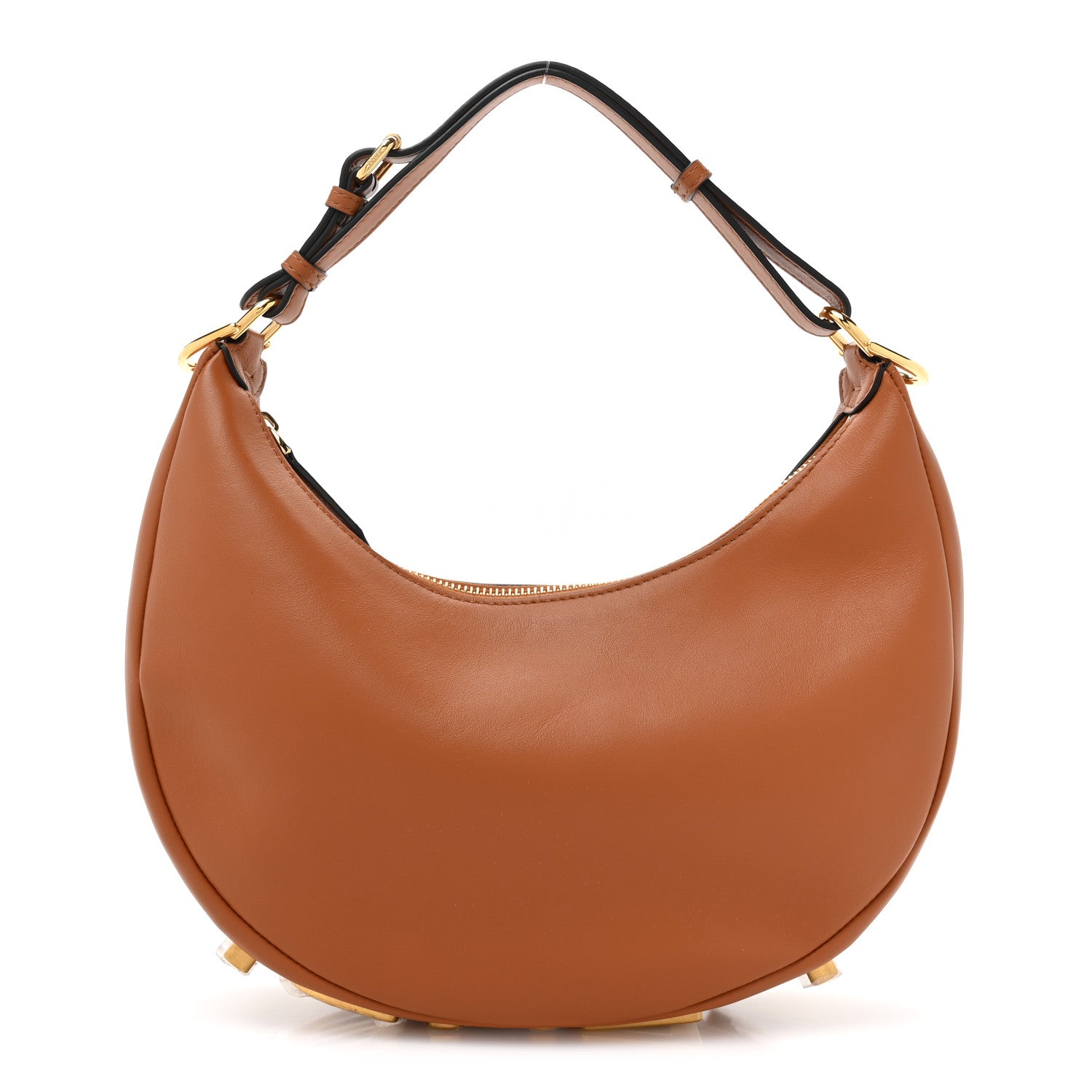 Fendi Vitello Grace Matte Small Fendigraphy Hobo Bag Brandy 1 of 9