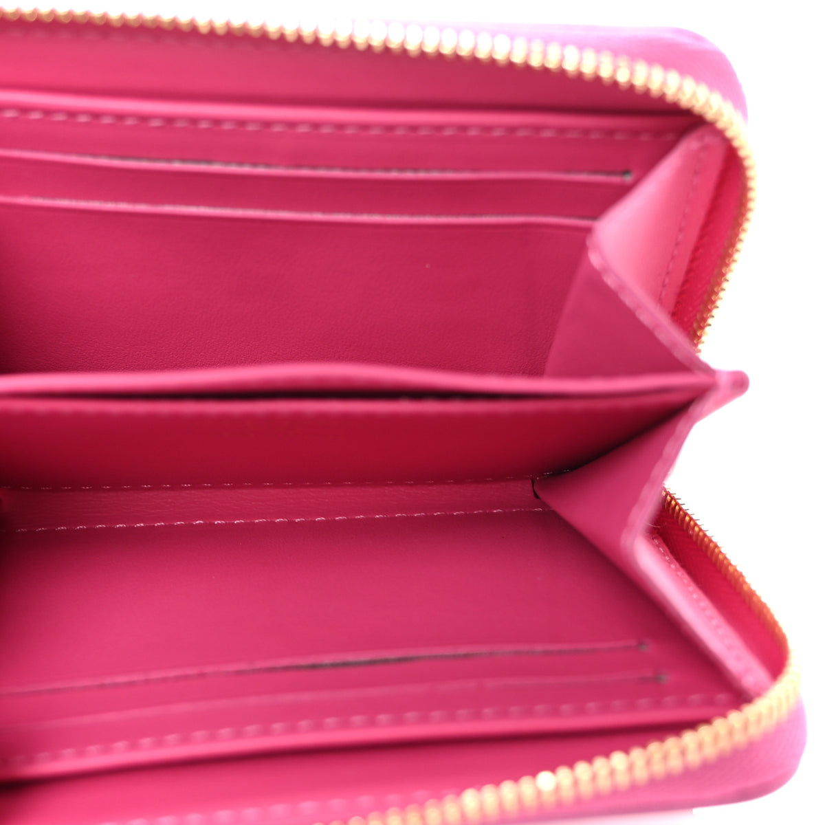 Vernis Enamel Heart Zippy Coin Purse Neon Pink