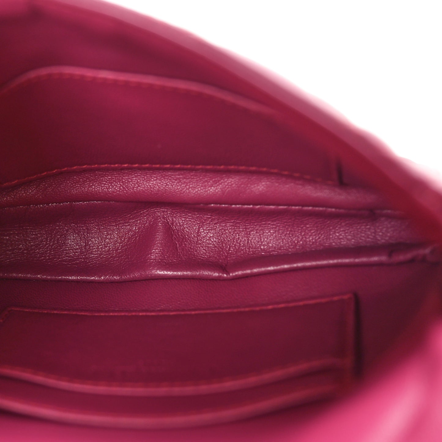 Lambskin Cannage Lady Dior Pochette Frambroise