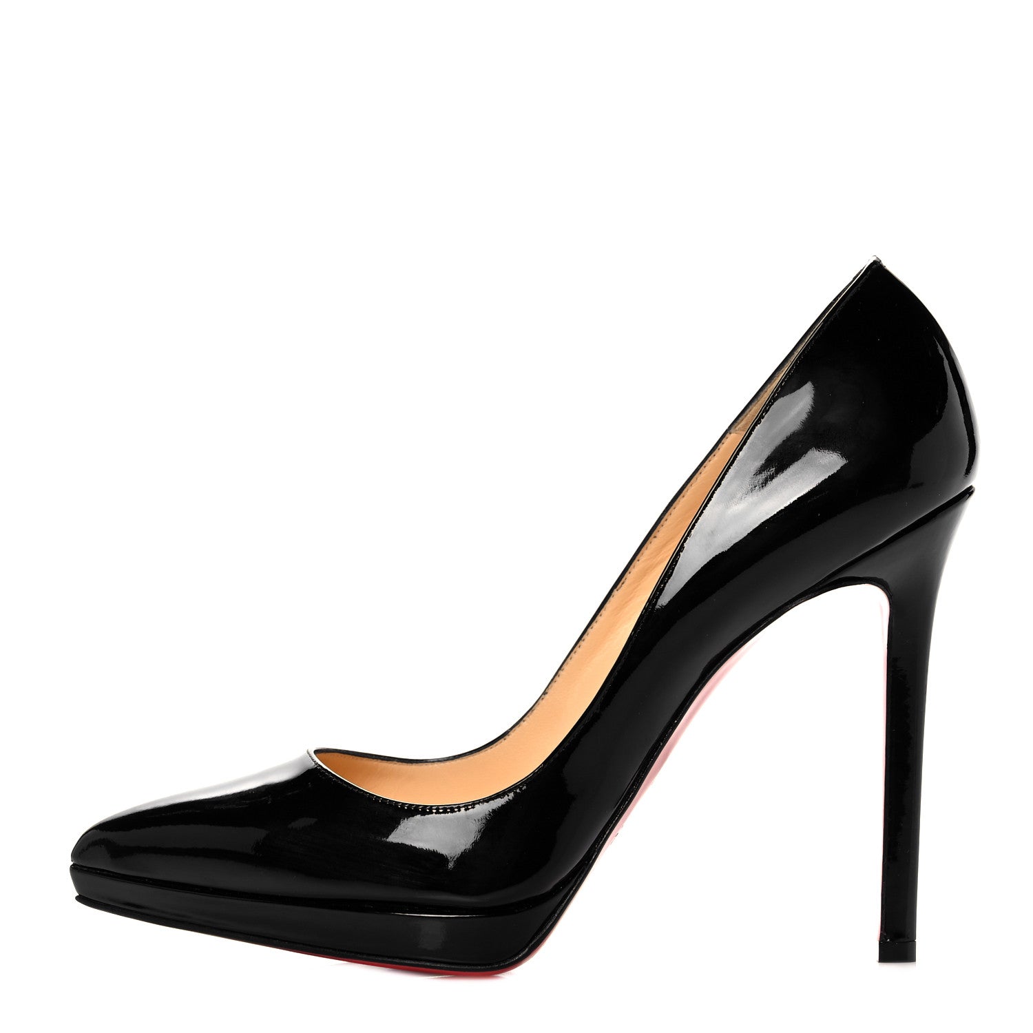 Christian Louboutin Patent Pigalle Plato 120 Pumps 38.5 Black 1 of 12