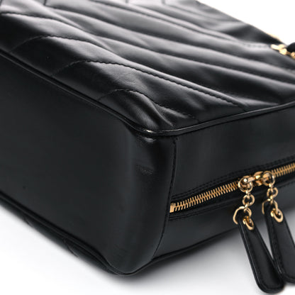Chanel Lambskin Chevron Quilted Camera Case Black 12 of 15