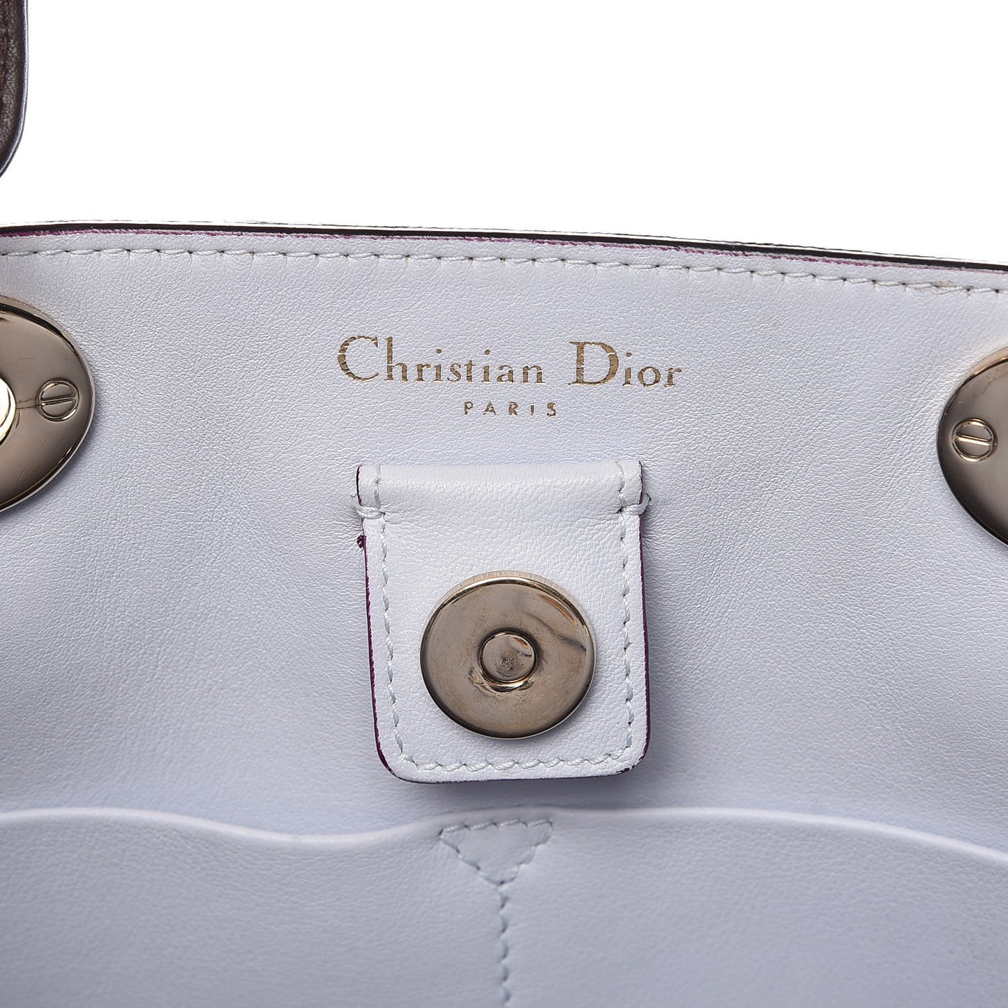 Smooth Calfskin Large Diorissimo Tote Brown