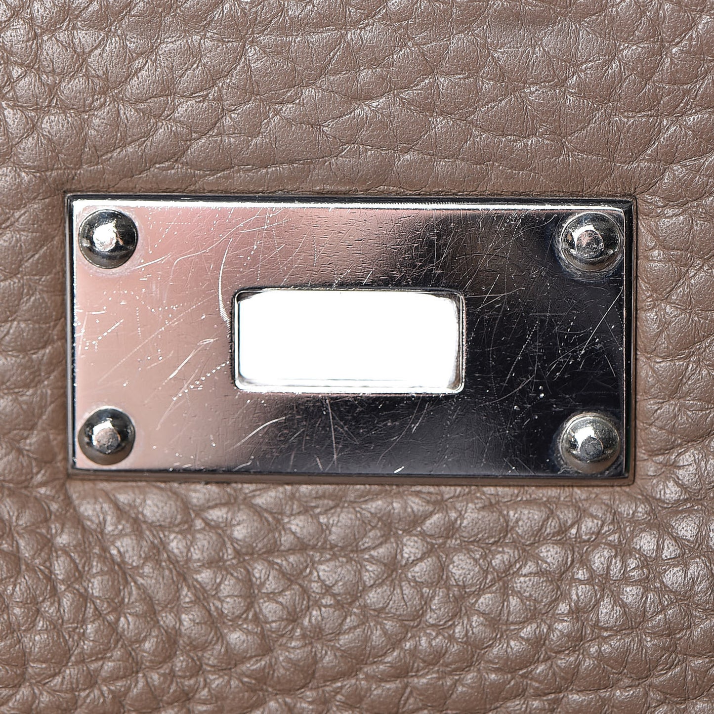 Taurillon Clemence Shoulder Kelly 40 Etoupe