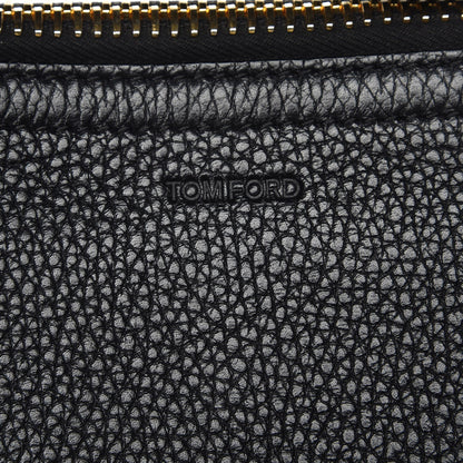 Gucci TOM FORD Calfskin Clutch With Handle Black 6 of 8