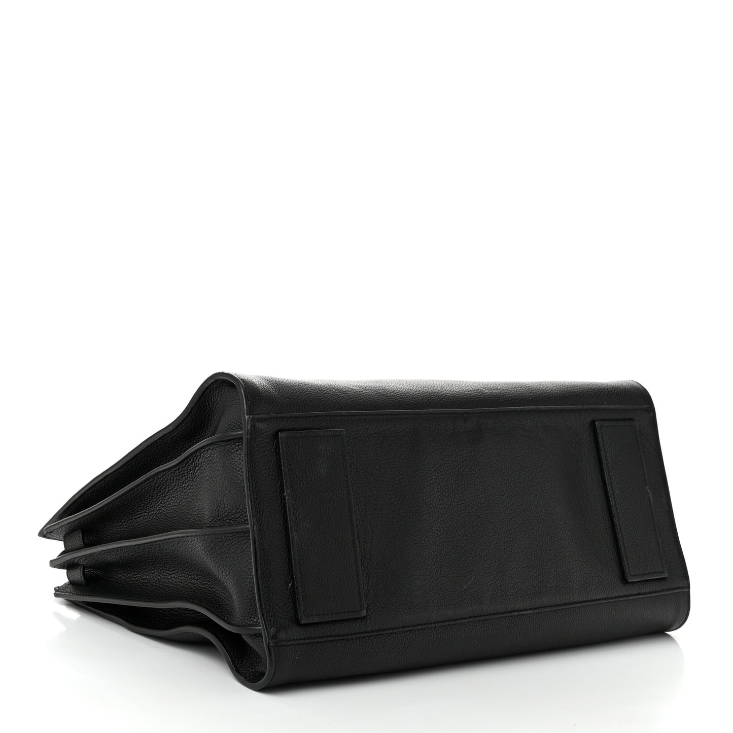 Grained Calfskin Large Souple Sac De Jour Black
