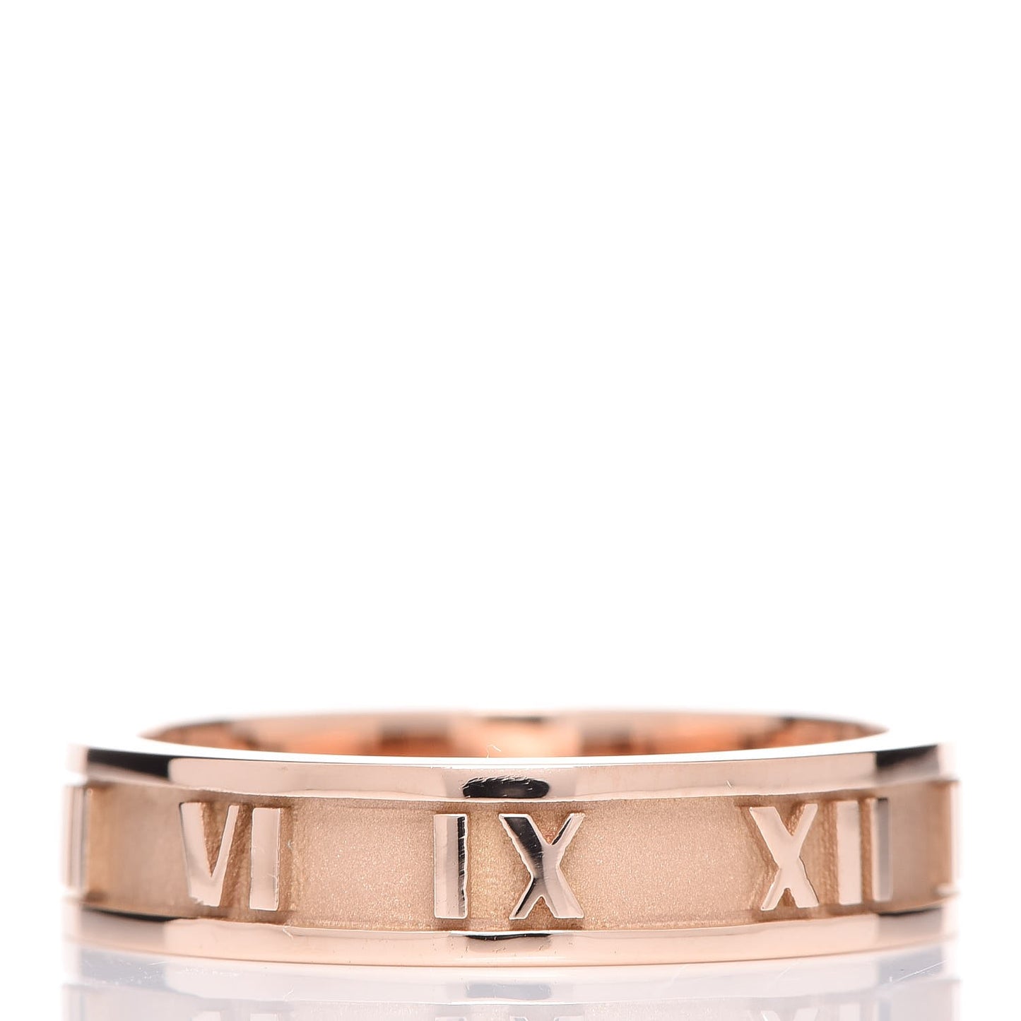 18K Rose Gold Atlas Ring 50 5.5