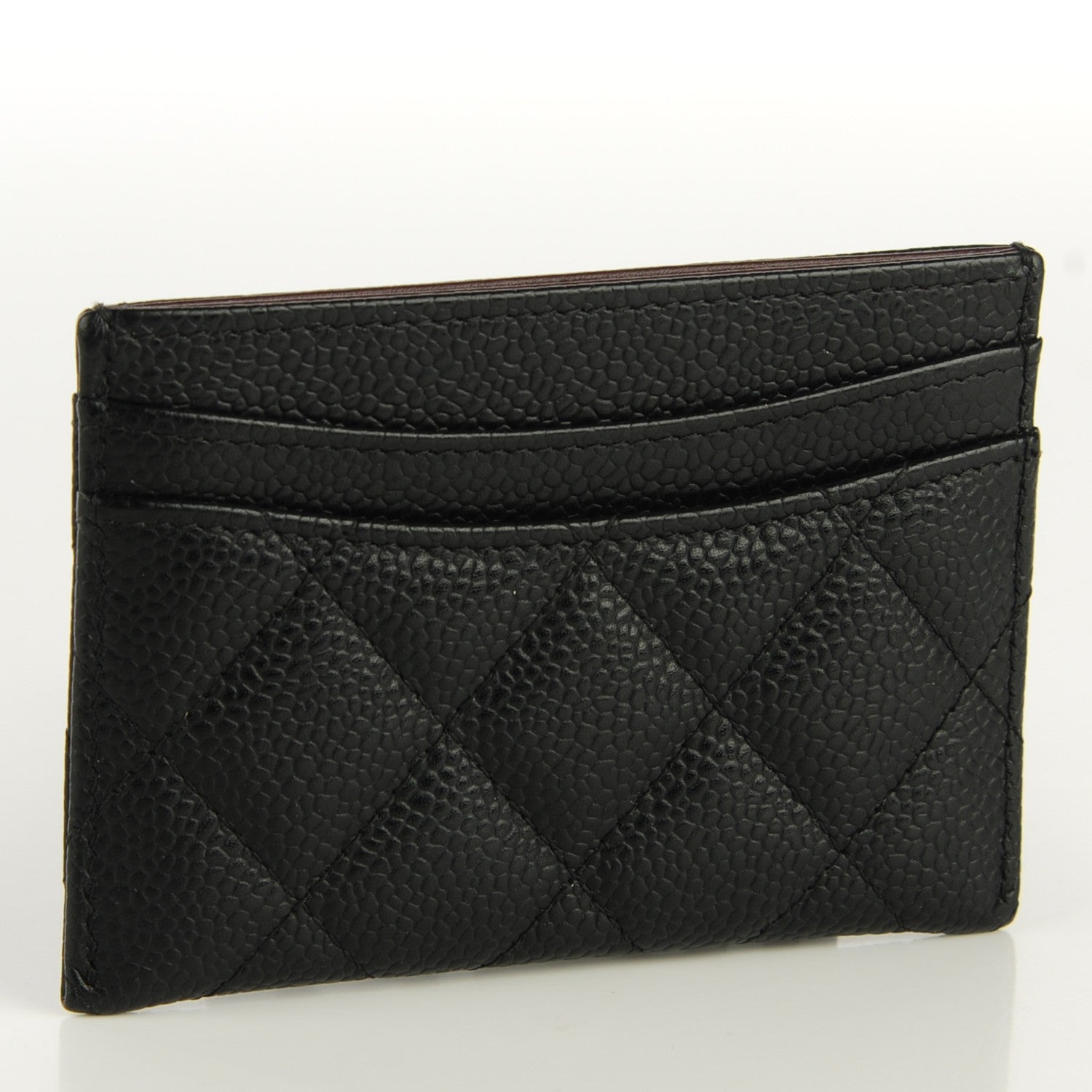 Chanel Caviar Quilted Card Holder Black 3 of 8