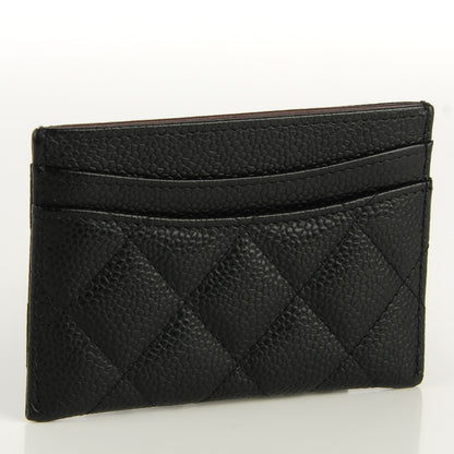 Chanel Caviar Quilted Card Holder Black 3 of 8