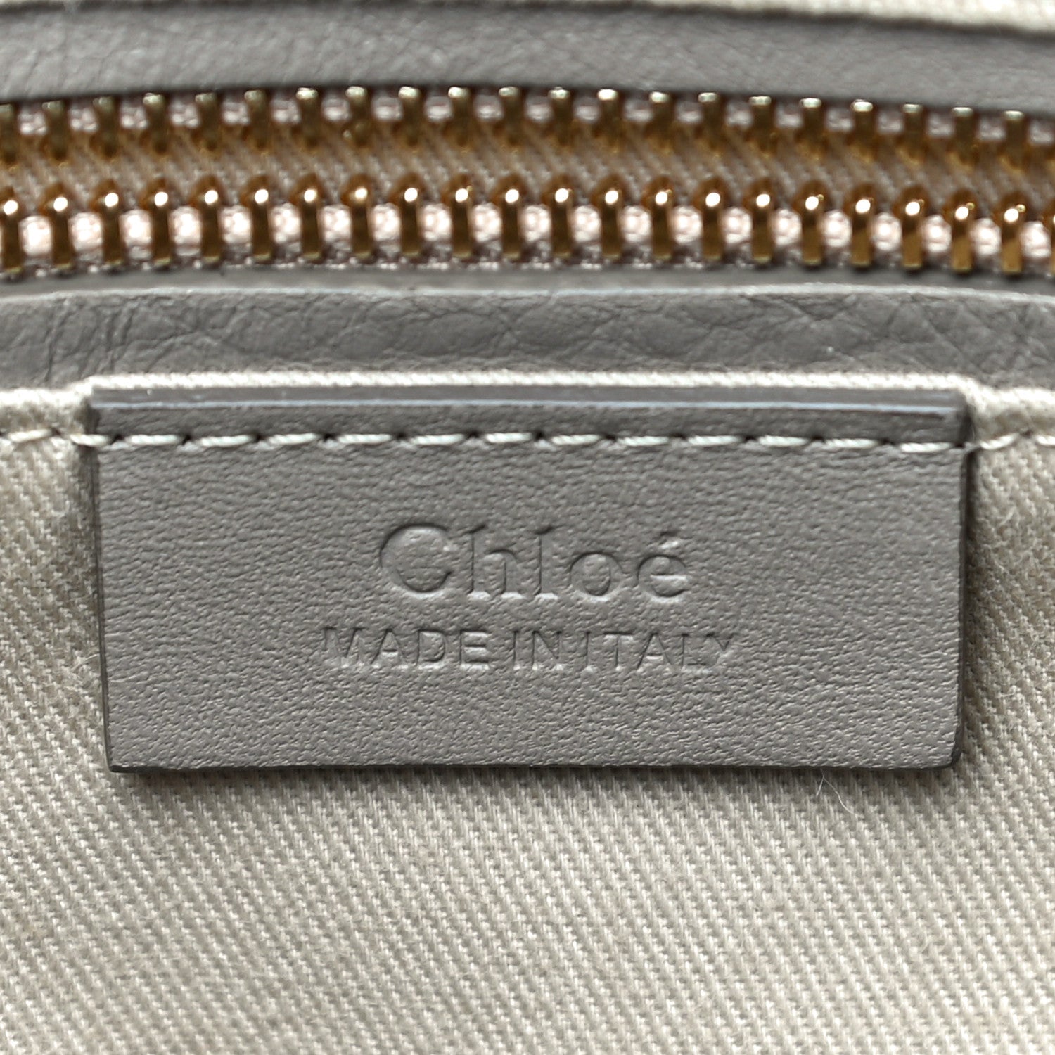 Chloe Calfskin Suede Medium Roy Bag Motty Grey 6 of 12