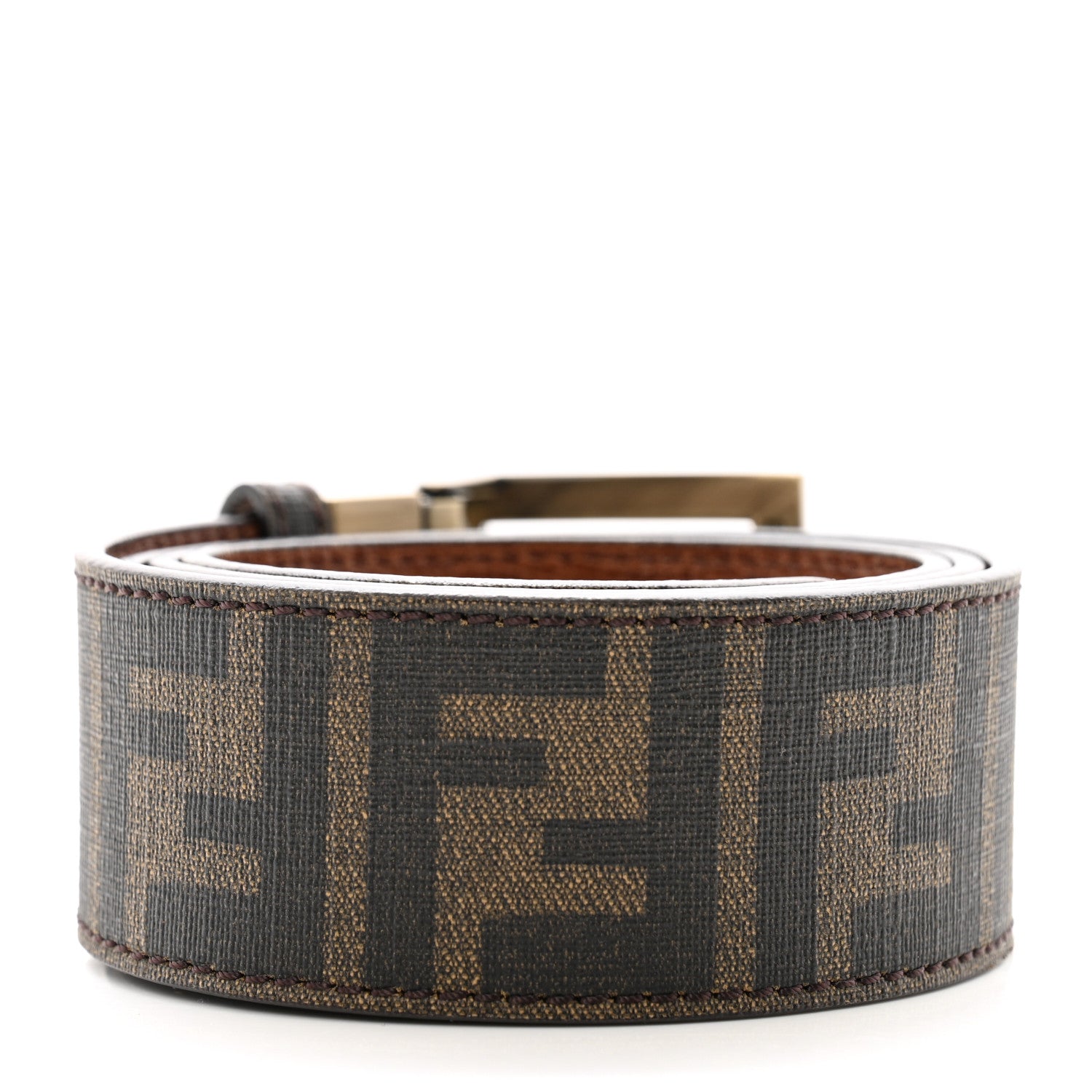 Fendi Zucca Belt Tobacco 2 of 6