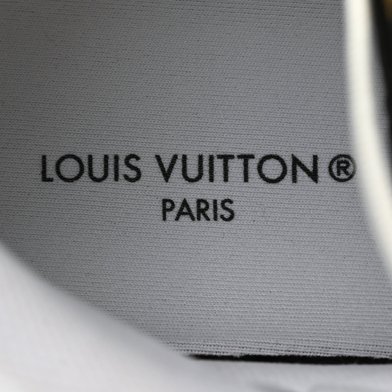 Louis Vuitton Recycled Polyester Charlie Sneakers 36 White Cacao Brown 6 of 10