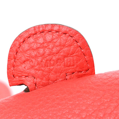 Hermes Taurillon Clemence Evelyne III PM Rouge Pivoine 7 of 13