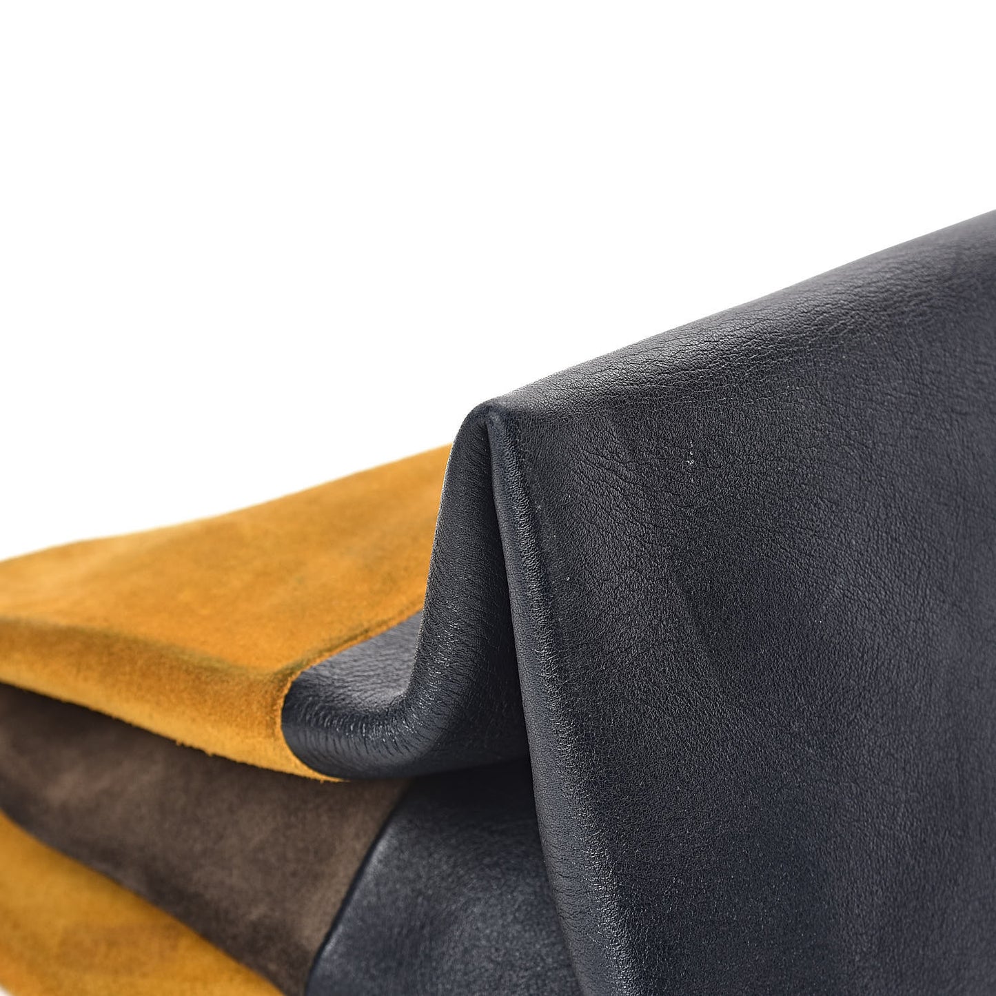 Calfskin Suede All Soft Shoulder Bag Amber