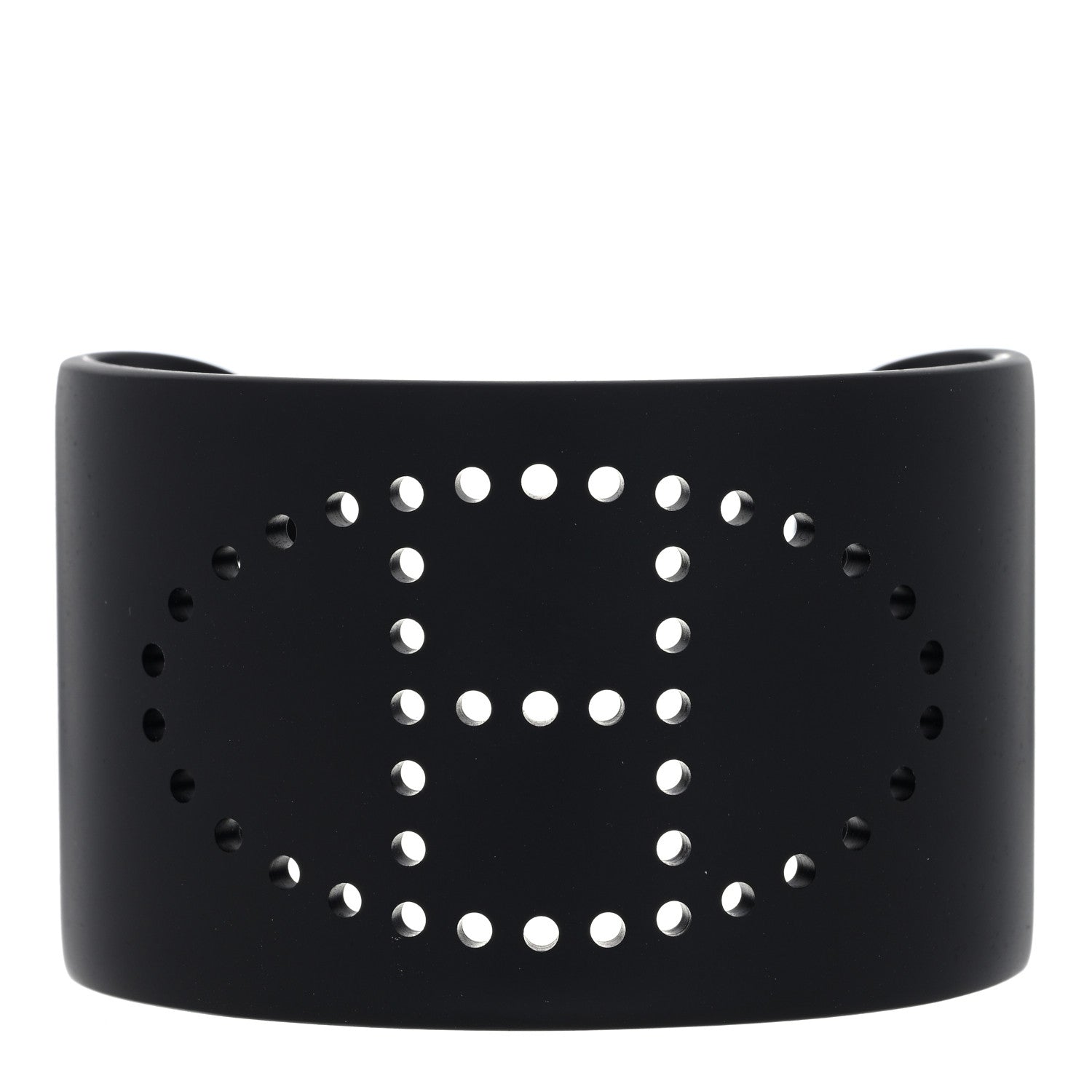 Hermes Aluminium Evelyne Sunset Cuff Bracelet T3 Black 1 of 3